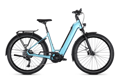 Kalkhoff K26 ENDEAVOUR 3 EXCITE Electric Bike 600Wh – S / Polar Blue Matt / Wave (Step Thru)