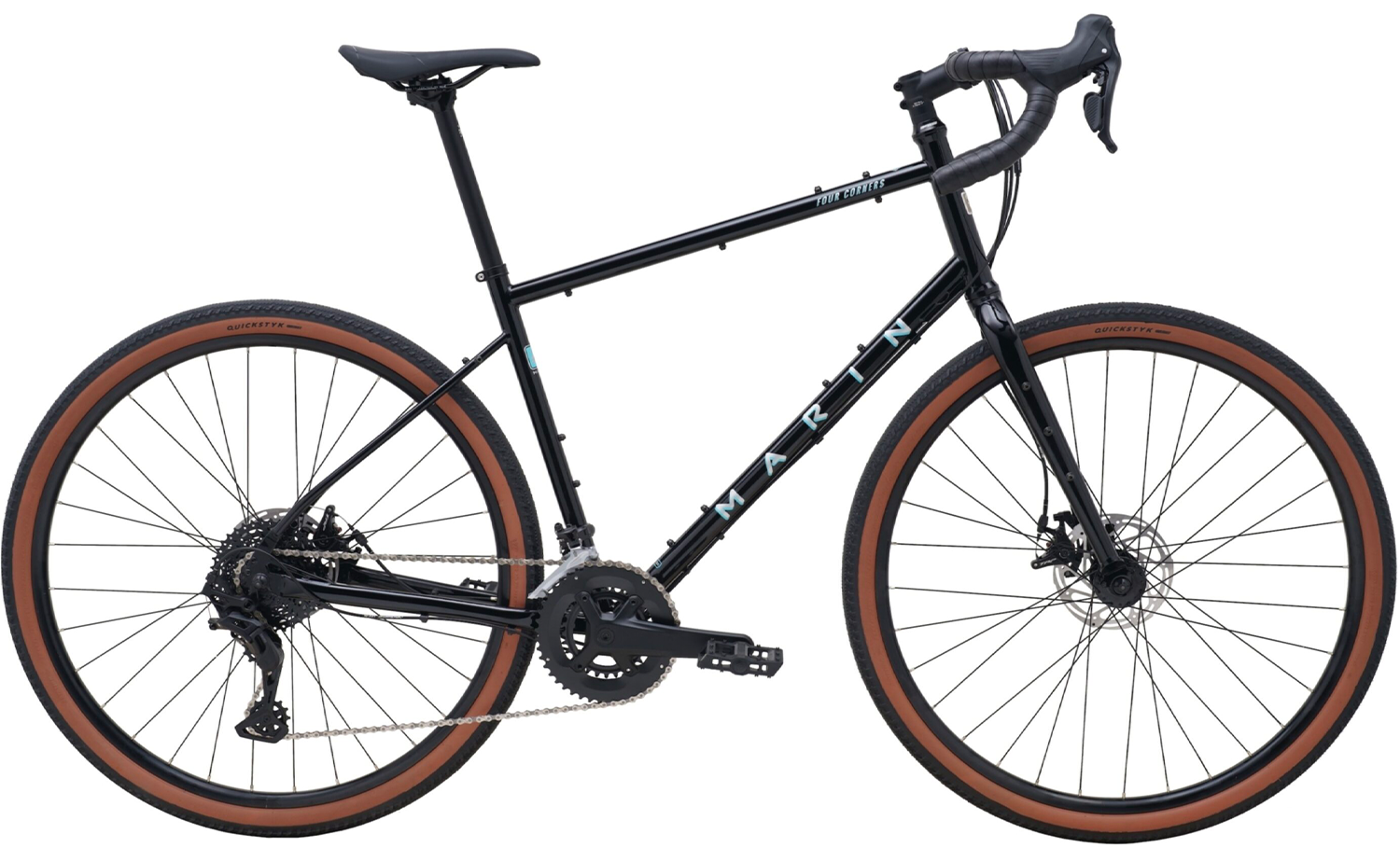 Marin Four Corners 1 – Adventure Gravel Bike – Black Silver / S