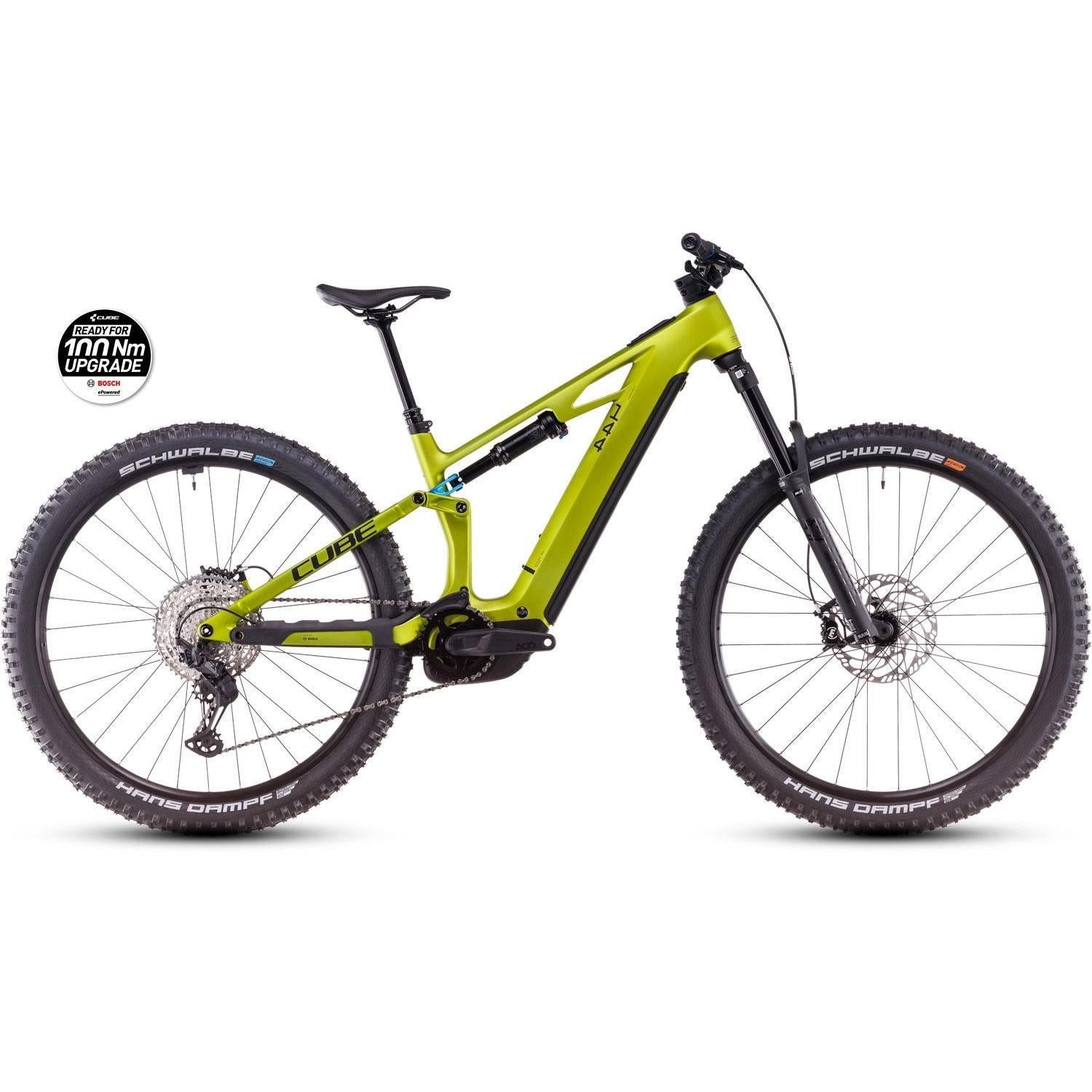 Cube Stereo Hybrid ONE44 HPC Race 800 Electric Enduro Bike Flashlime’n’Blue – SM