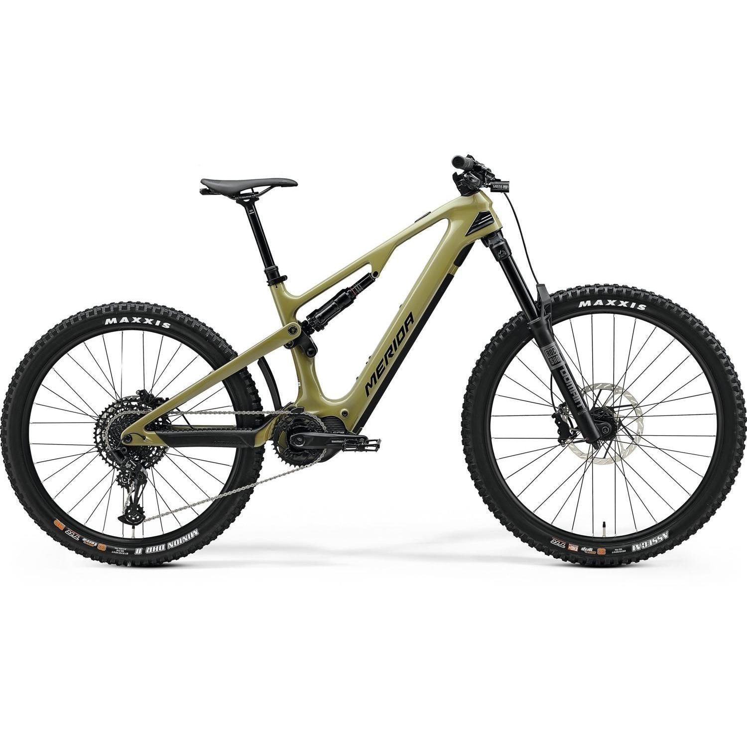 Merida eOne-Sixty 6000 Electric Enduro Bike 600Wh Battery Low Key Green/Black – XS
