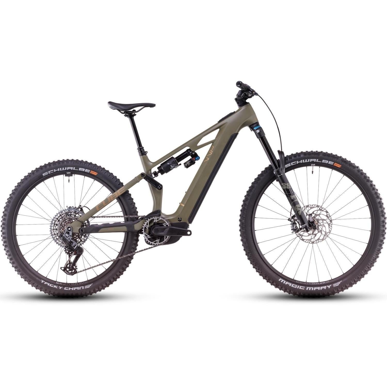Cube Stereo Hybrid ONE77 HPC TM 800 Electric Enduro Bike Dustyolive’n’Gold – SM - image 2