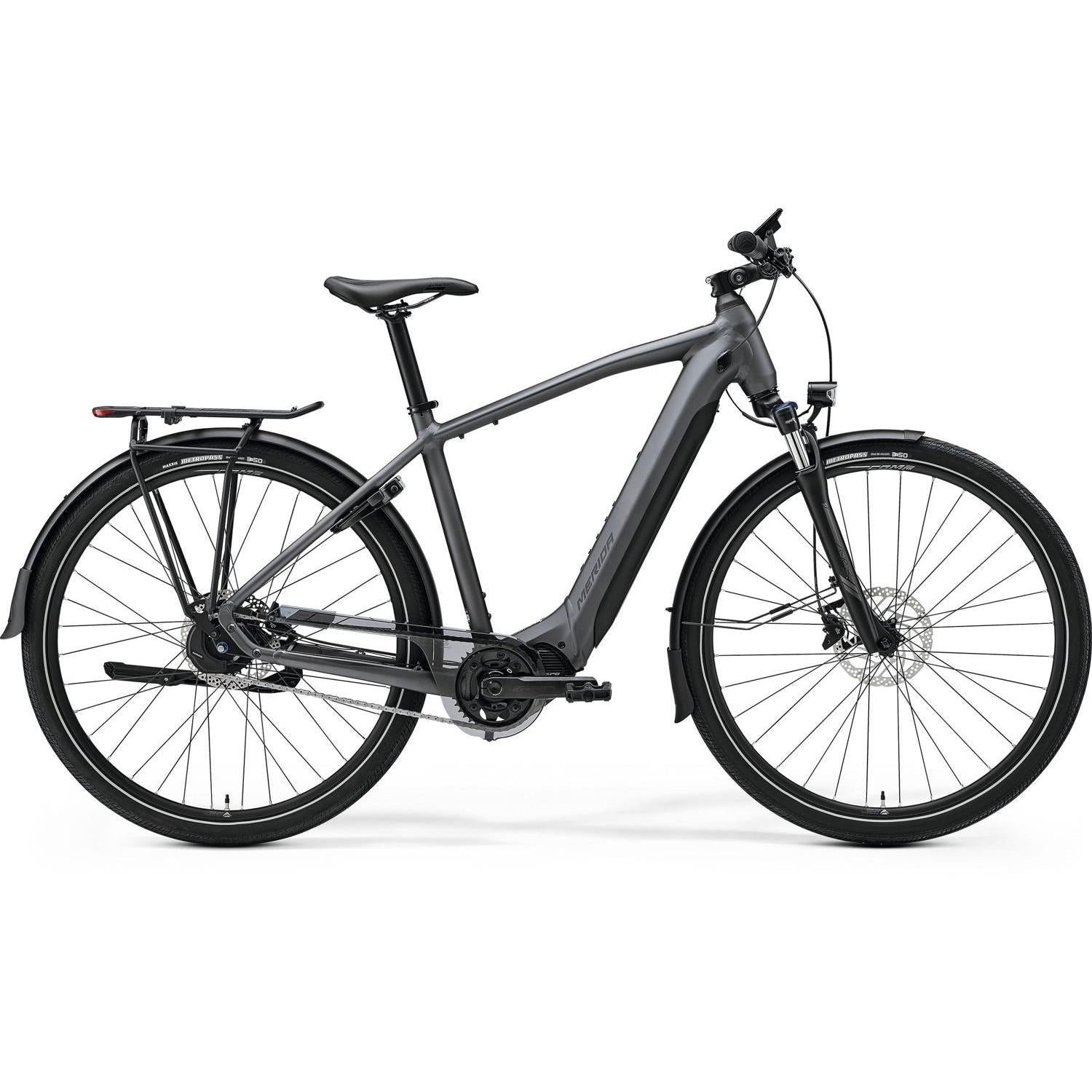 Merida eSpresso 775 EQ Electric Hybrid Bike 750Wh Battery Matte Dark Silver/Black – XS