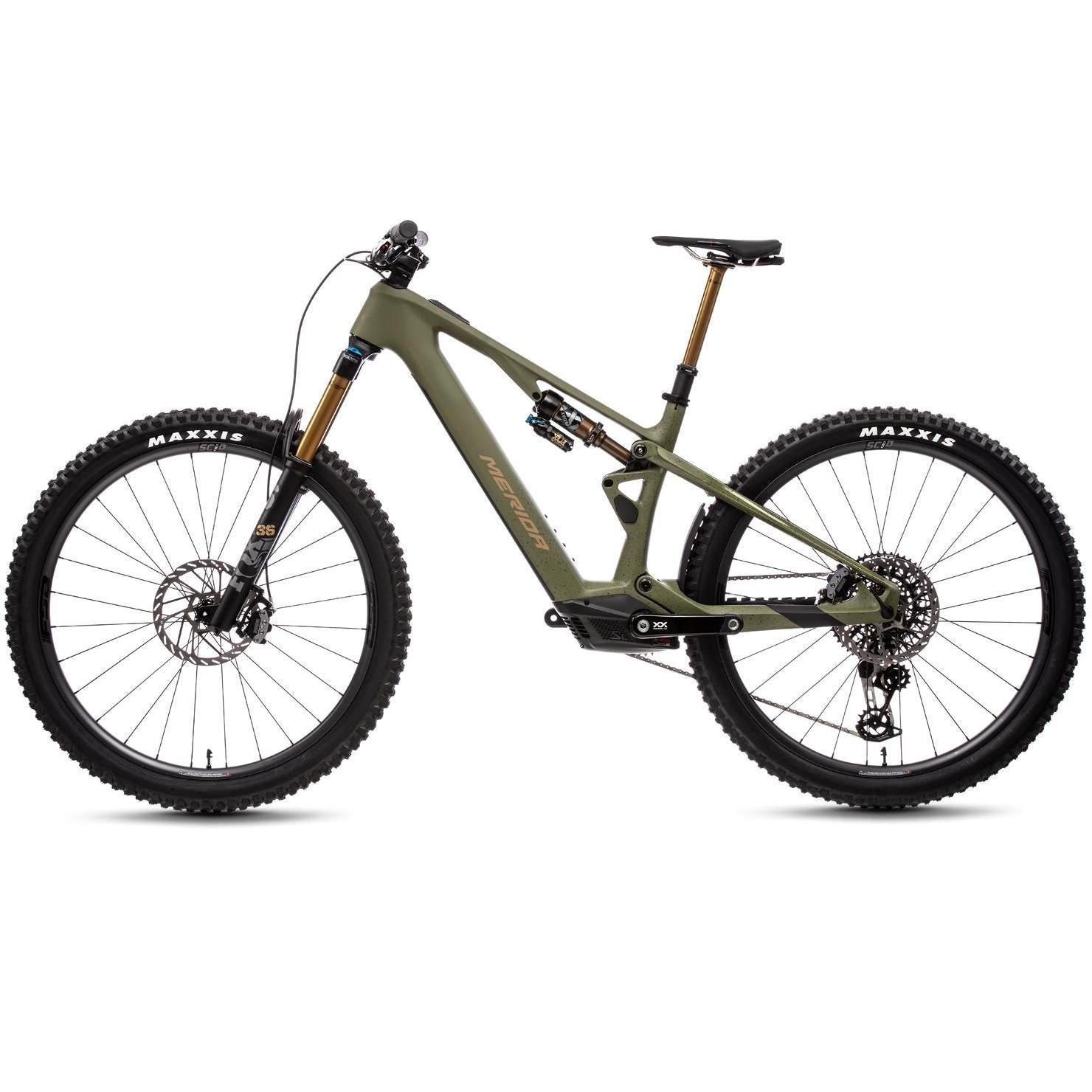 Merida eOne-Sixty SL 10K Electric Enduro Bike Silk Anaconda Green/Brown – SM - image 4