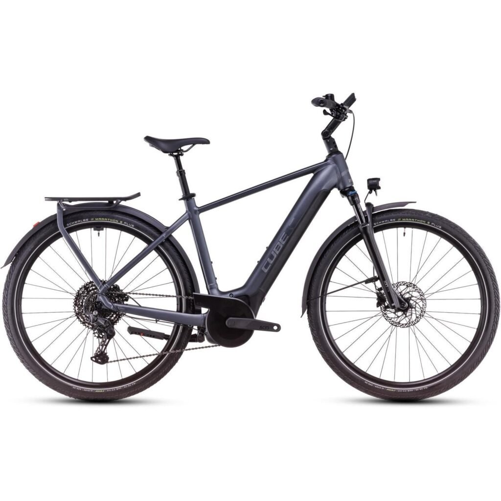Cube Touring Hybrid Pro 625 Easy Entry Electric Hybrid Bike Metallicgrey’n’Chrome – XS - image 7