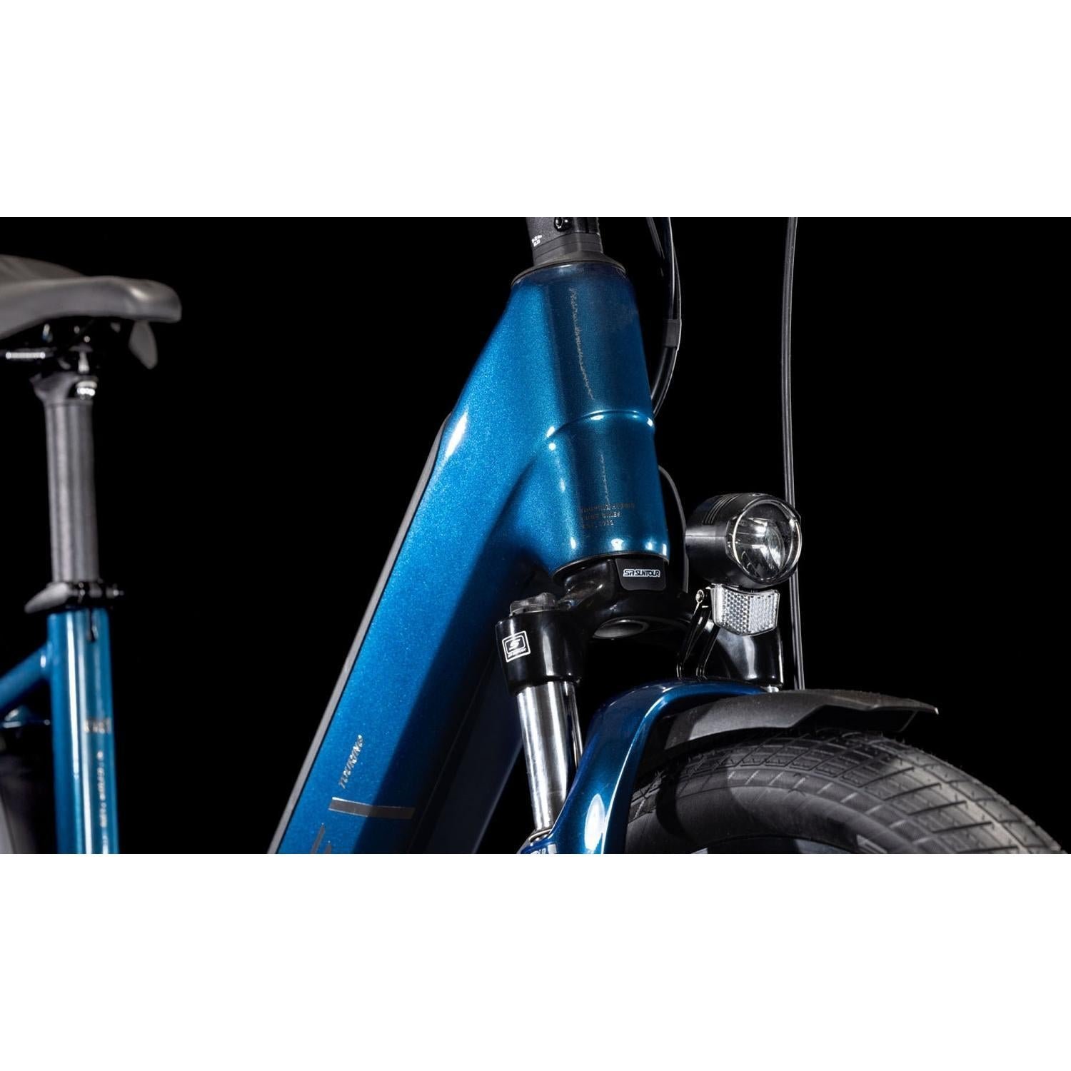 Cube Touring Hybrid ONE 500 Easy Entry Electric Hybrid Bike Deepsea’n’Chrome – XS - image 2