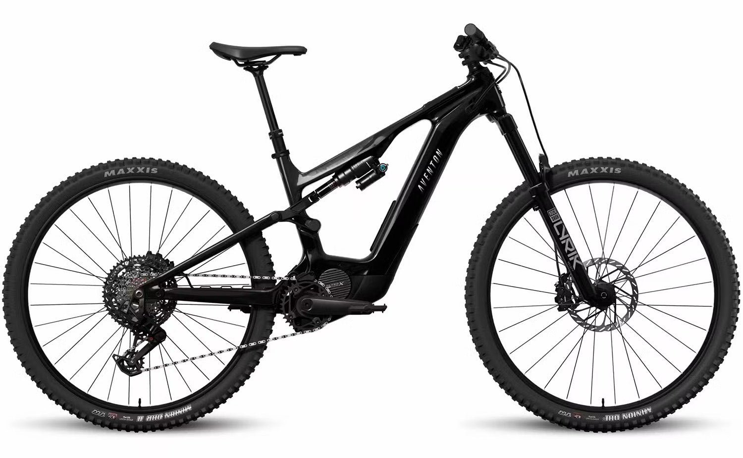 Aventon Current EXP – Carbon Dual-Suspension eMTB – Midnight Black / S