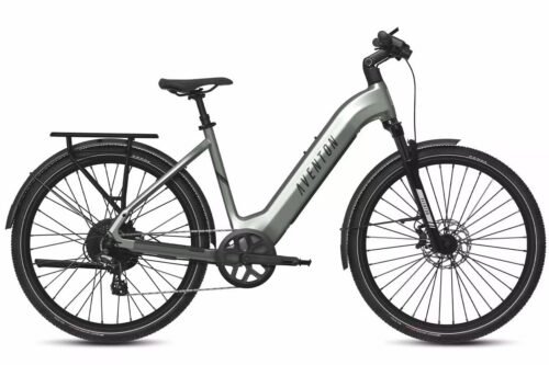 Aventon Level 3 ST – Step-Through Commuter eBike – Glacier / Mint / R (Regular 150-170cm)