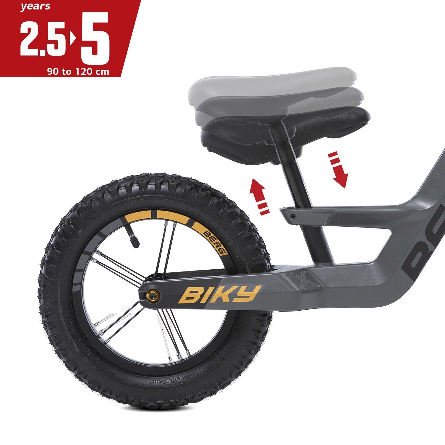 Berg Biky Cross w-Handbrake – Balance Bike – White - image 5