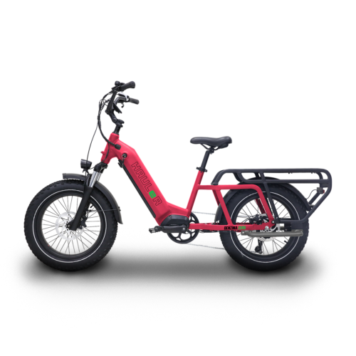 Benzina Zero HAULeR Electric Bike – Red