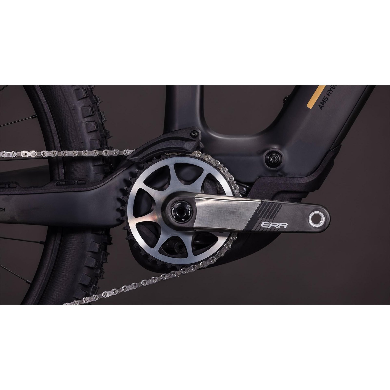 Cube AMS Hybrid ONE77 C:62 AT Electric Enduro Bike Carbonngold – SM - image 3