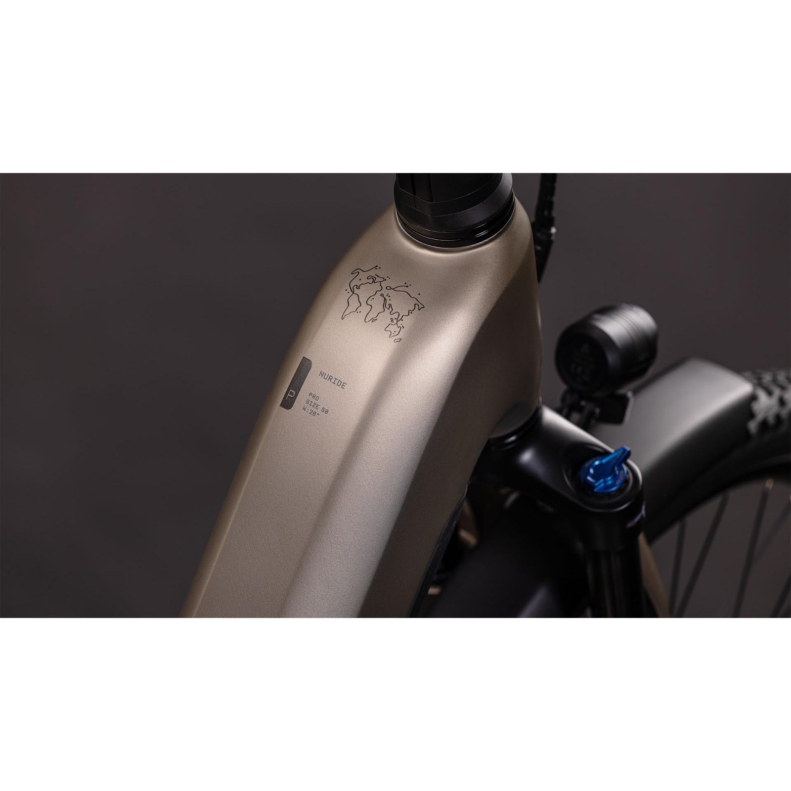 Cube Nuride Hybrid Pro Easy Entry 600 Electric Hybrid Bike Flashstone’n’Chrome – XS - image 2