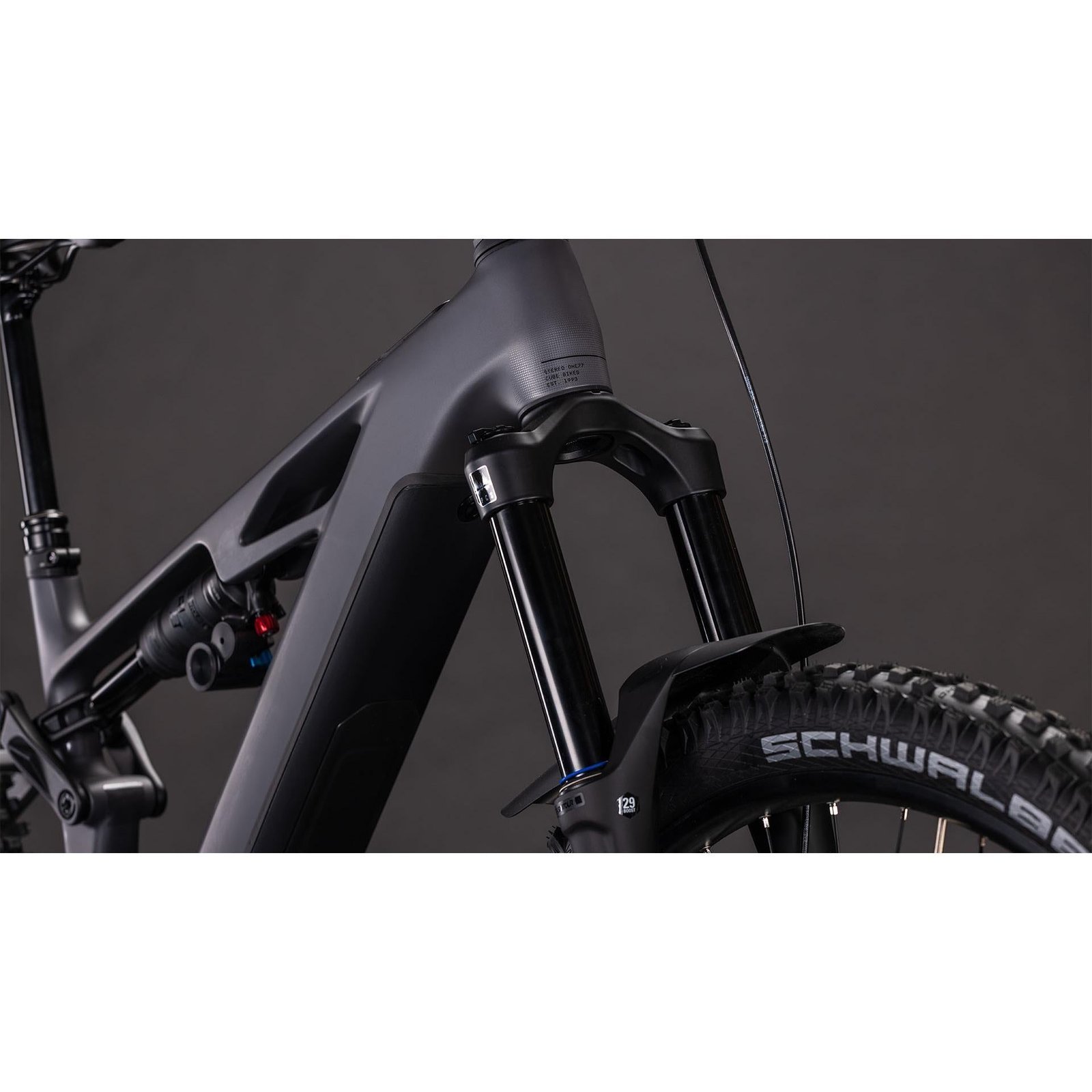 Cube Stereo Hybrid ONE77 HPC Race 800 Electric Enduro Bike Irongrey’n’black – SM - image 5