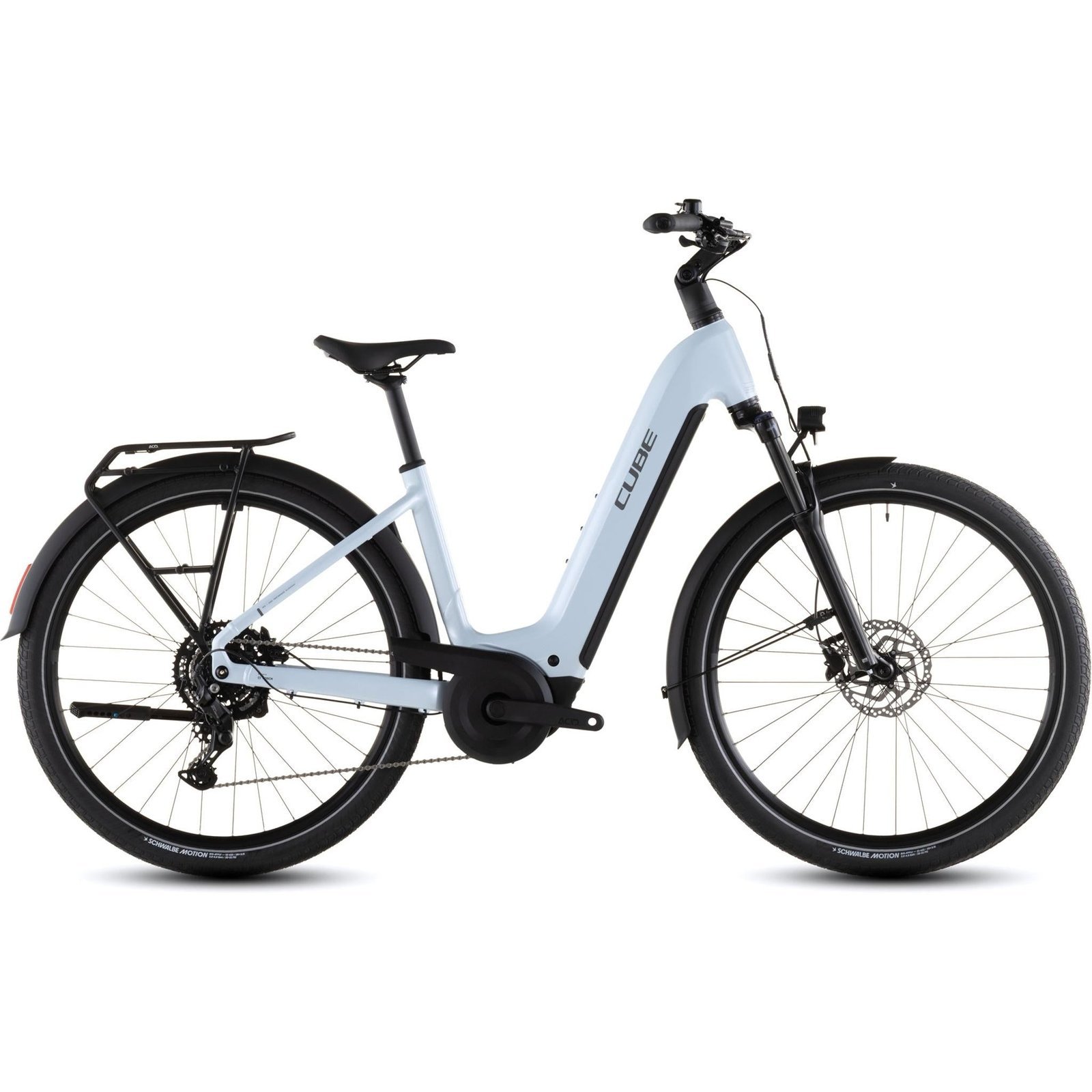 Cube Touring Hybrid ONE Easy Entry 600 Electric Hybrid Bike Glacier’n’Reflex – XS