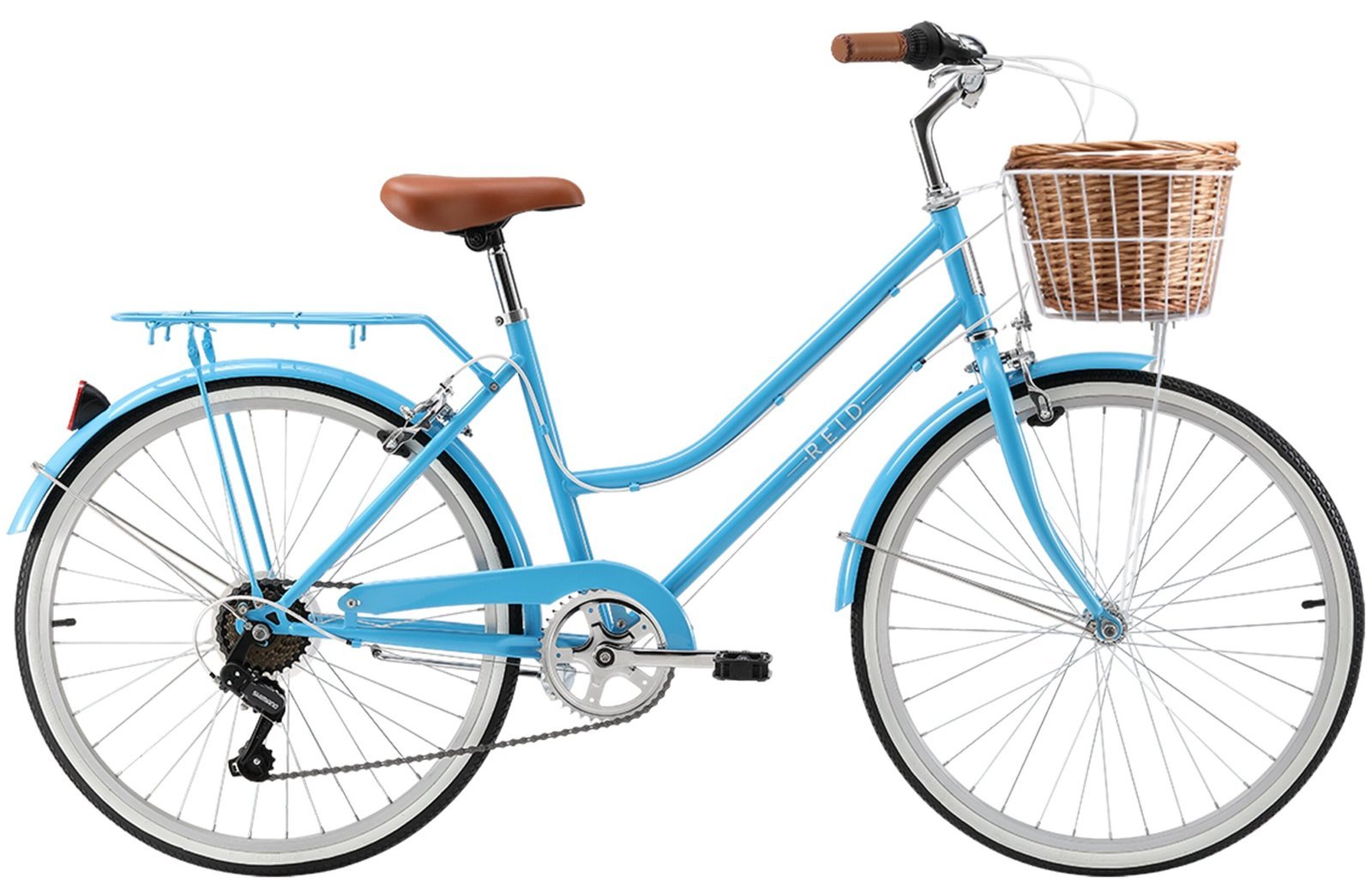 Reid Ladies Petite 24-inch — Vintage Kids Bike – Baby Blue
