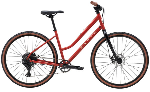 Marin Kentfield 2 ST – Hybrid Bike – Red / S - image 2