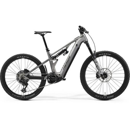 Merida eOne-Eighty FR 800 Electric Enduro Bike Gunmetal Grey/Black – XS