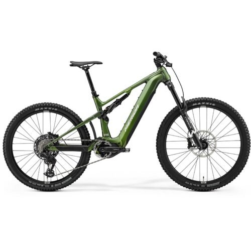 Merida eOne-Sixty 675 Electric Enduro Bike Silk Fog Green/White – XS