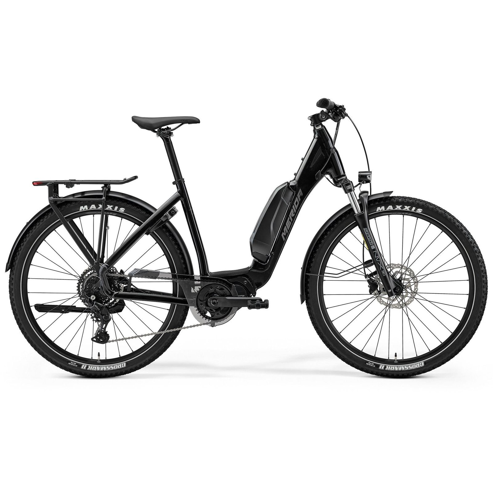 Merida eSpresso CC 300 EQ SE Electric Hybrid Bike Metallic Black/Gunmetal Grey – SM