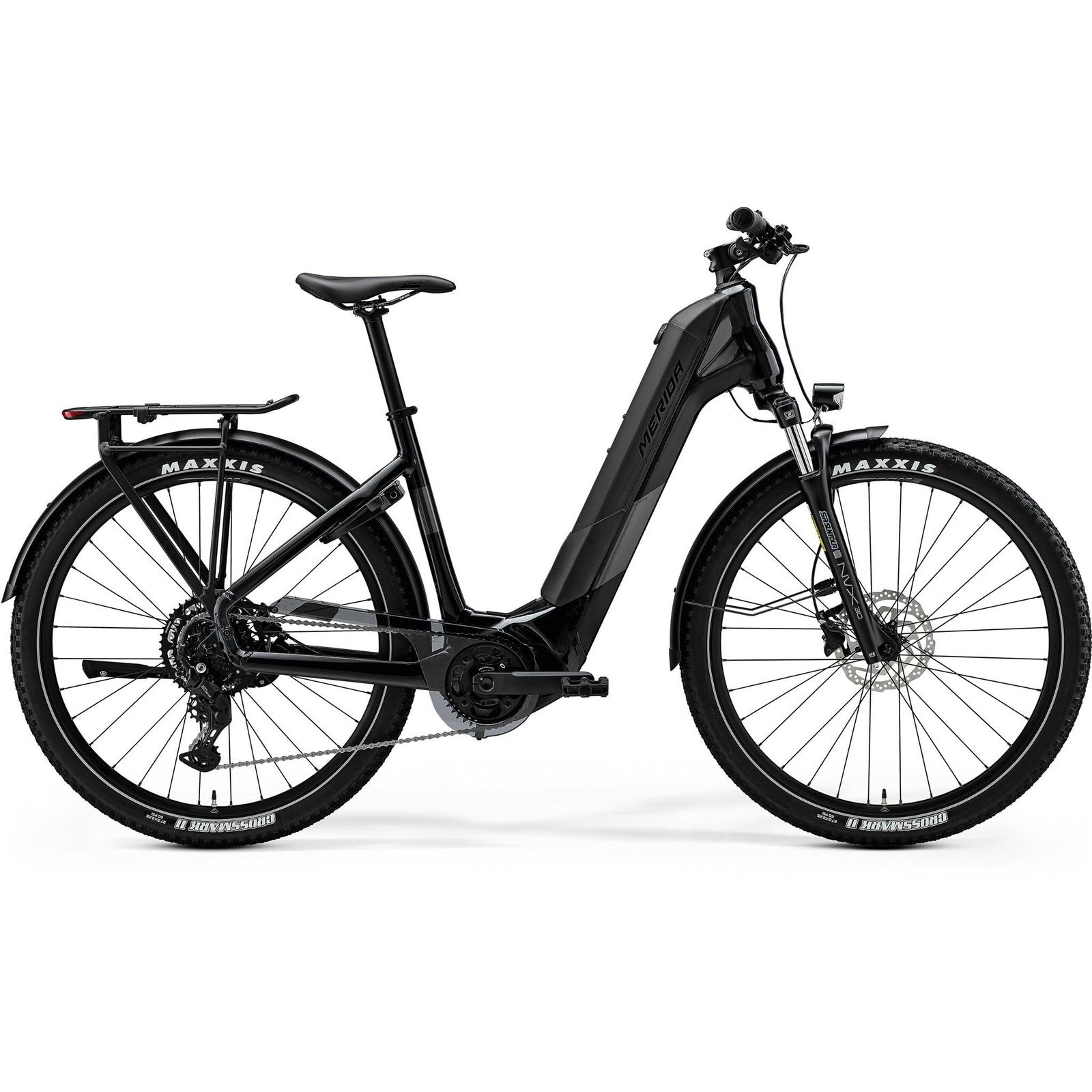 Merida eSpresso CC 400 EQ Electric Hybrid Bike Metallic Black/Gunmetal Grey – XS