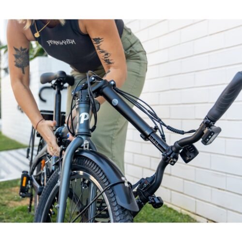 Pedal Dynamo 3 Electric Folding Bike Charcoal