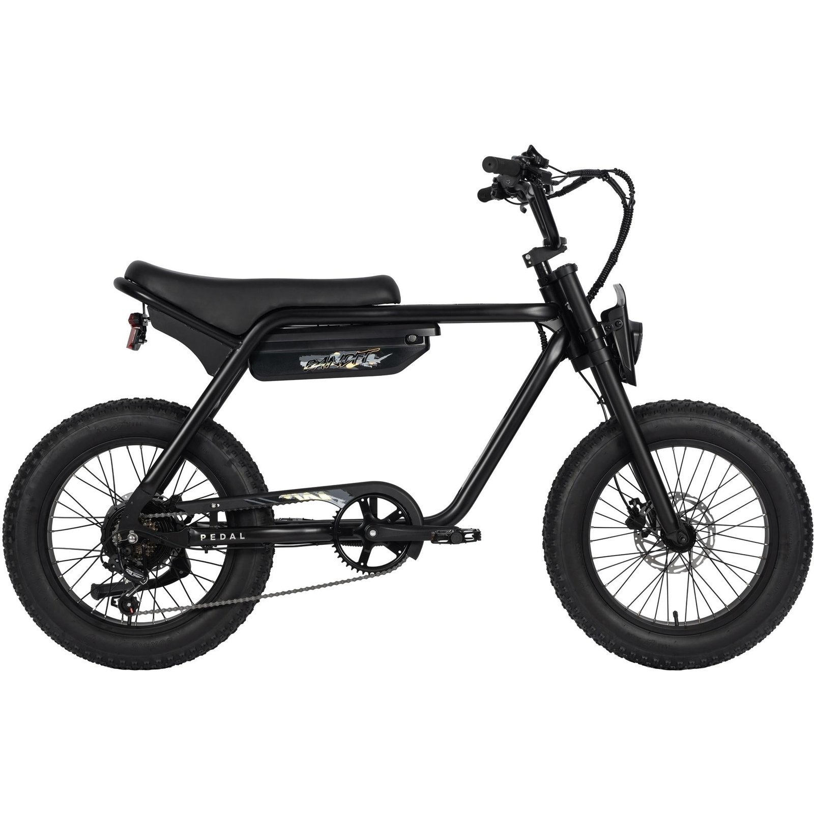 Pedal Bandit 20” E6 Electric Fat Tyre Bike Black