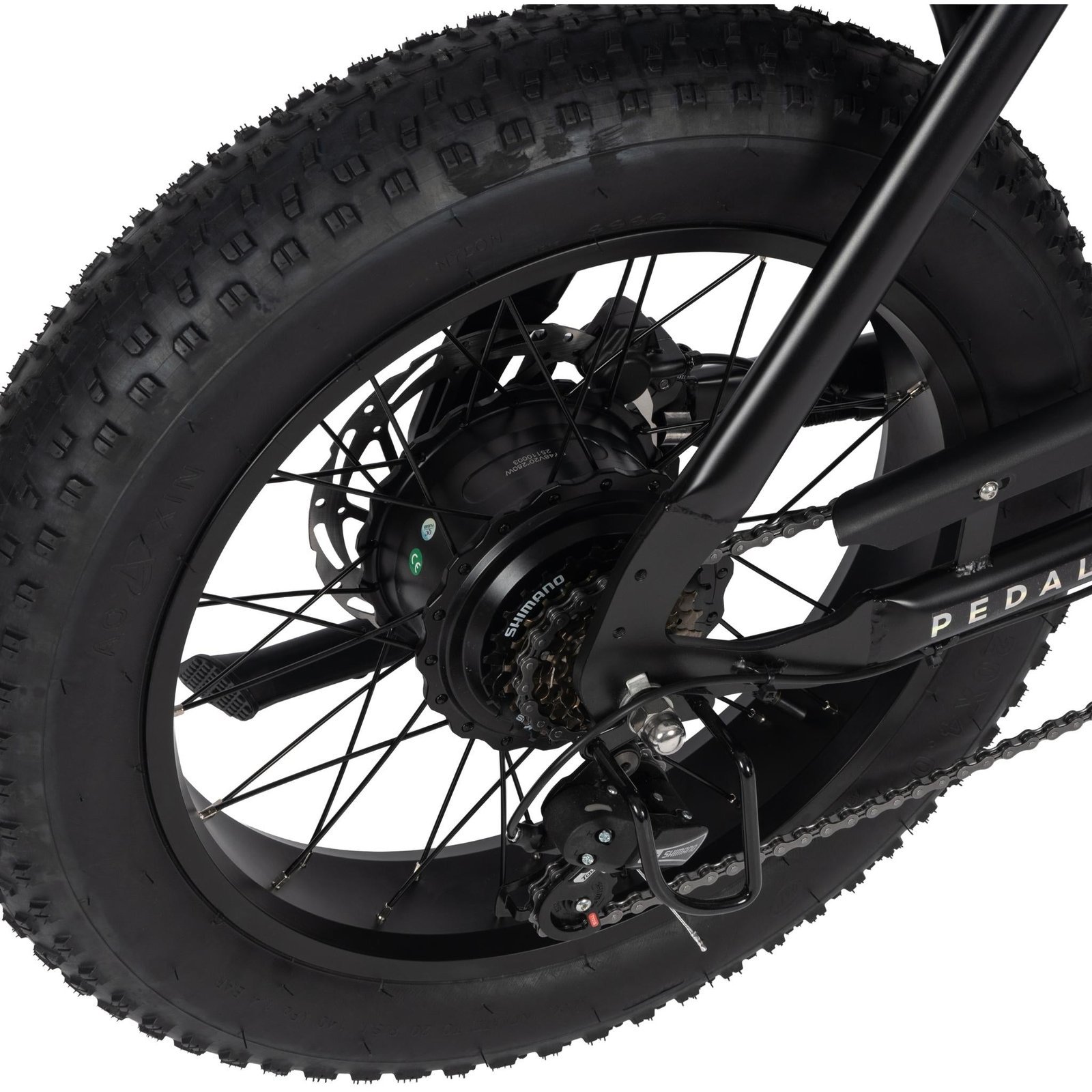 Pedal Bandit 20” E6 Electric Fat Tyre Bike Black - image 4