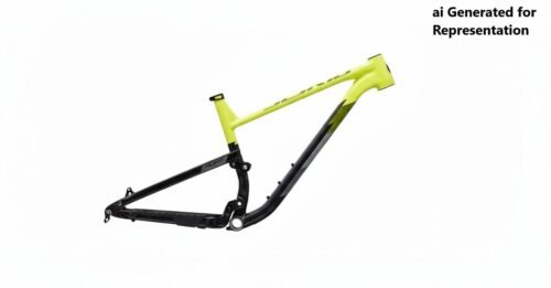 2024 Polygon Siskiu D7 Frameset – S / Green-Black / 27.5 inch
