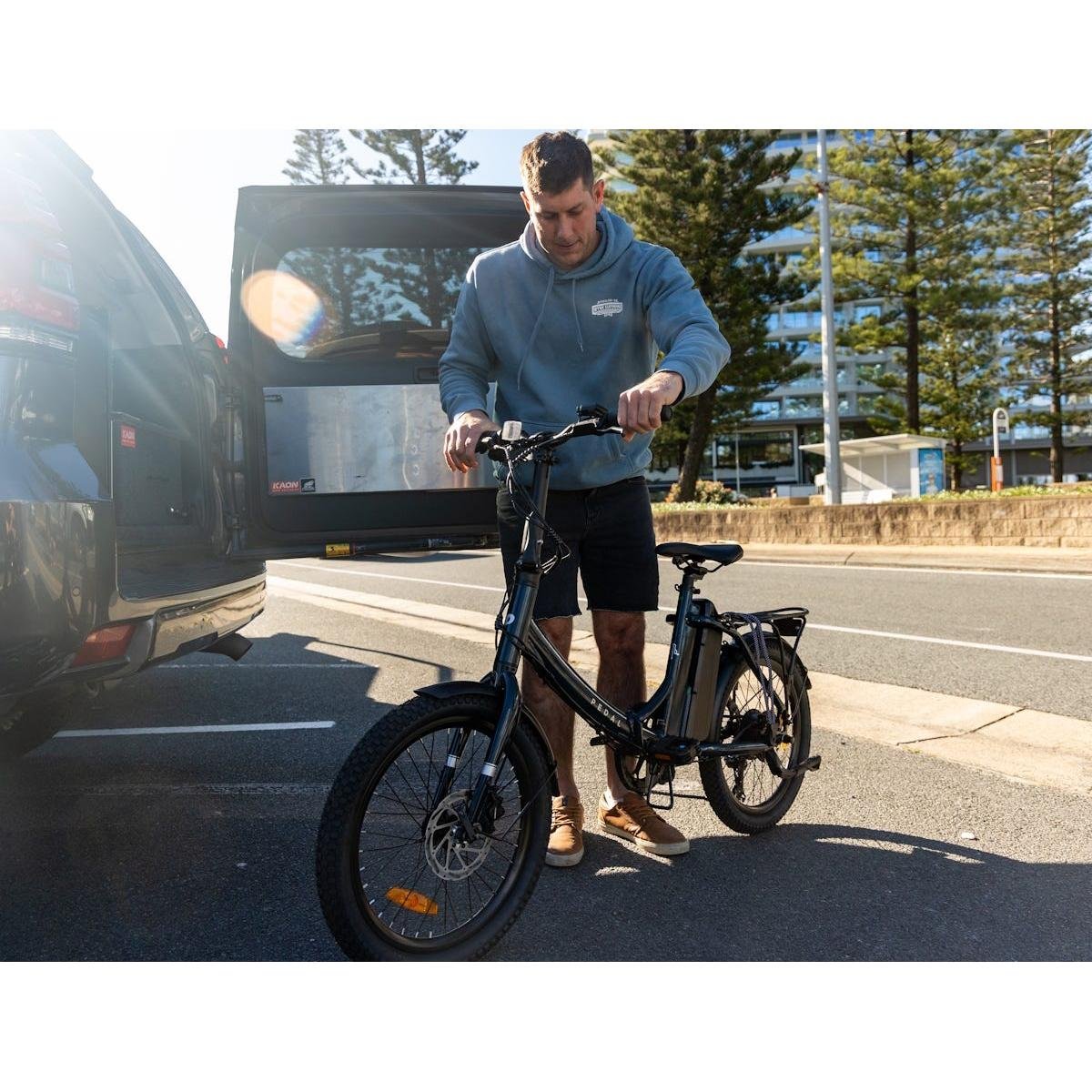 Pedal Derby Electric Folding Bike Red – UNI - image 5